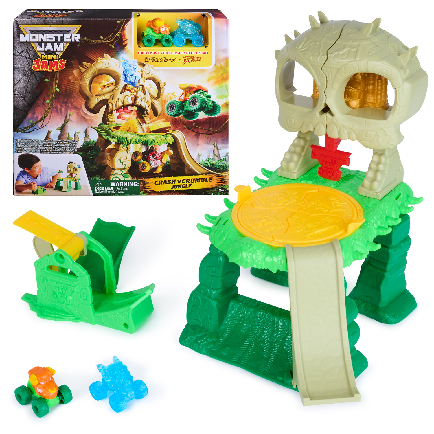 George Multi Monster Jam Mini Jams Jungle Playset