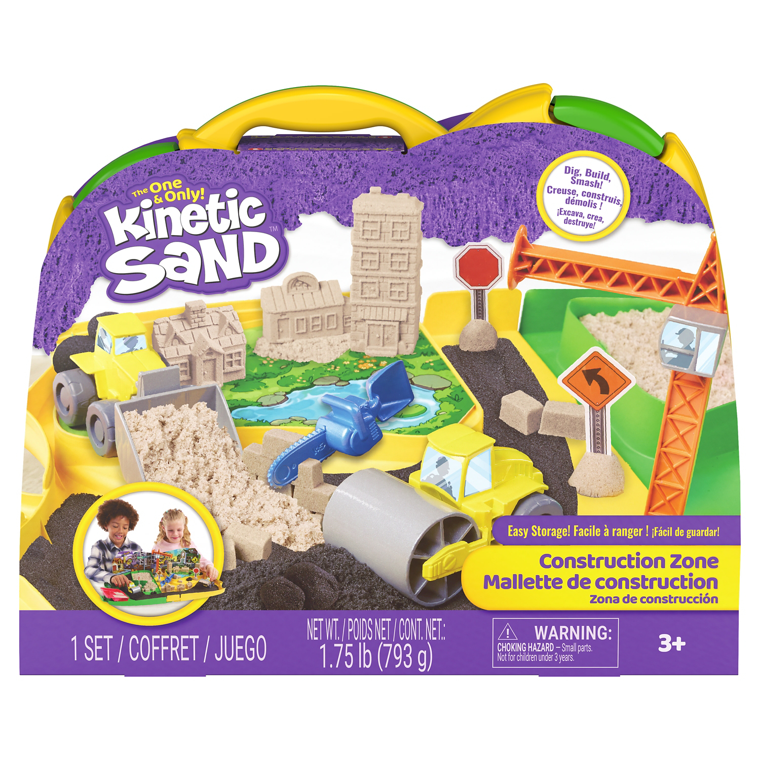 Kinetic Multi Sand Construction Zone Playset