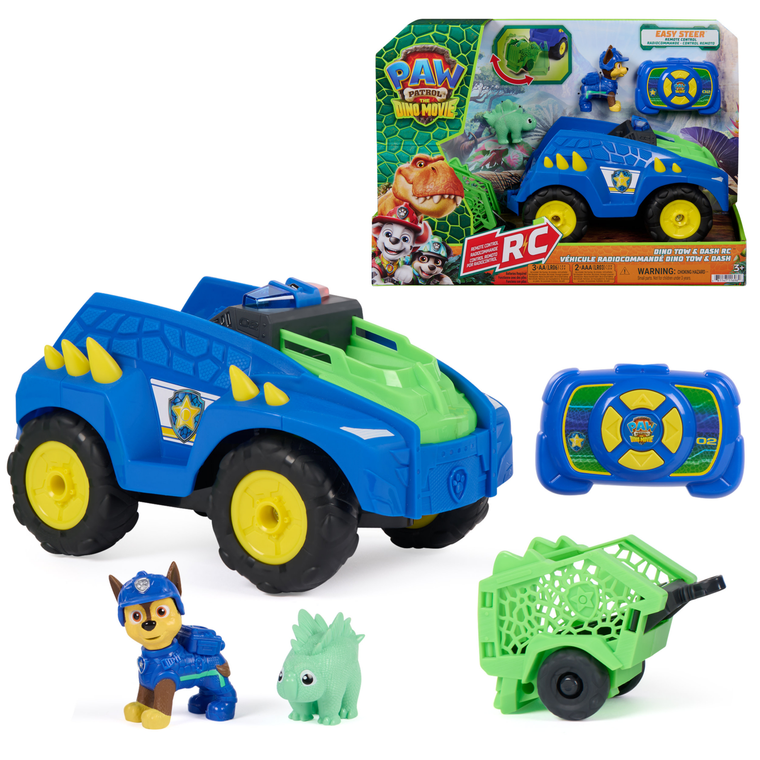 Paw Patrol Dino Tow And Dash Remote Control Car - Image 5