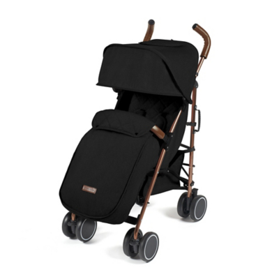 Ickle Bubba Discovery Max Stroller - Rose Gold /Black, Black