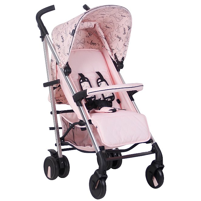 My Babiie Abbey Catwalk Collection MB51 Pink Bows Stroller | Baby ...