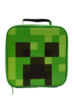 Minecraft Creeper Lunch Bag School at ASDA