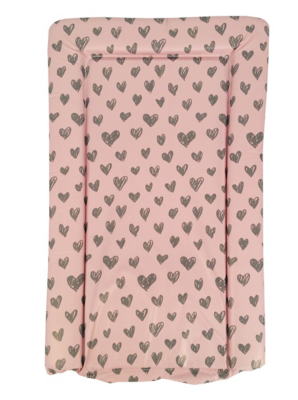 My Babiie Katie Piper Pink Hearts Changing Mat Baby George