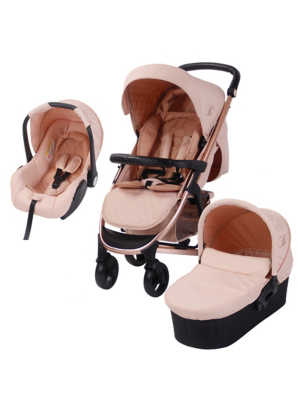 my babiie travel system rose gold