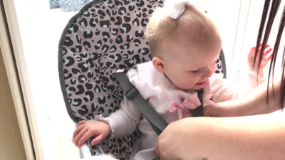 my babiie grey star compact highchair