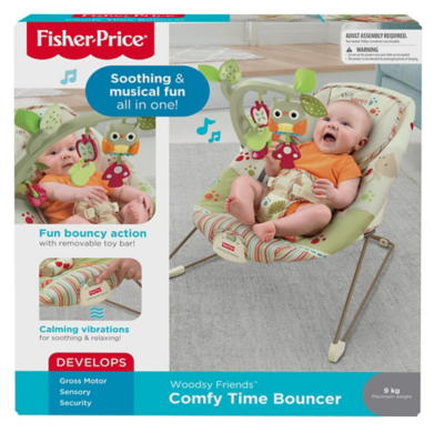 fisher price woodsy bouncer