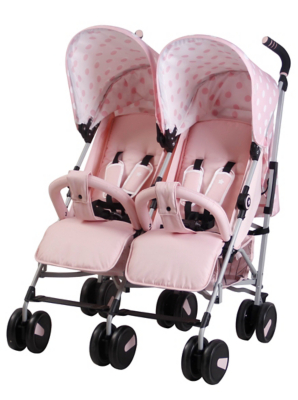 My Babiie MB22 Pink Polka Dot Twin 