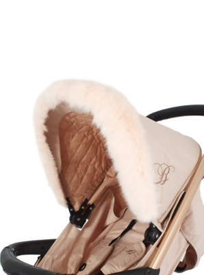 blush pram bag