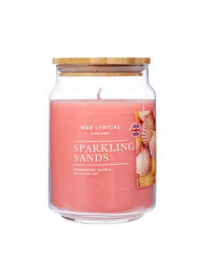Large Candle Sparkling Sands Home at ASDA