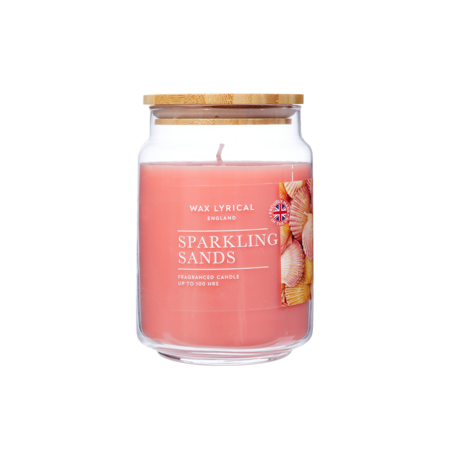 George Pink Large Candle - Sparkling Sands
