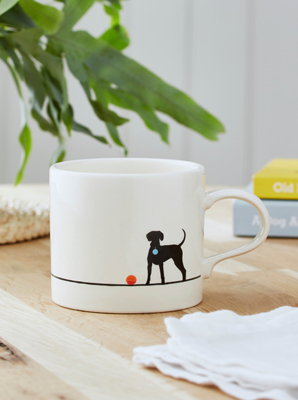 Portmeirion Silhouette Dog Mug Home at ASDA
