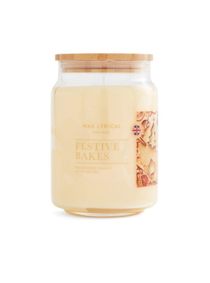 Large Wax Lyrical Candle Festive Bakes Home at ASDA