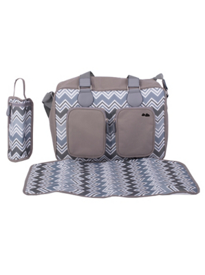 my babiie coral chevron