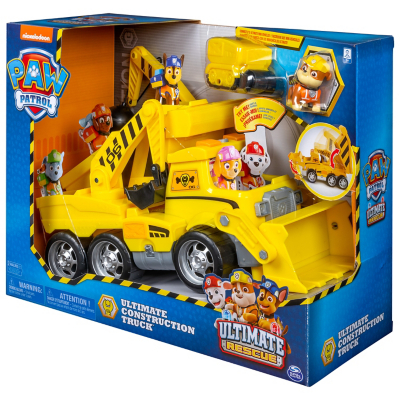 paw patrol rubble construction truck