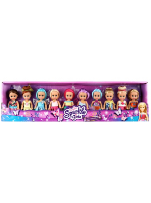 sparkle girlz little fairies dolls 10 pack