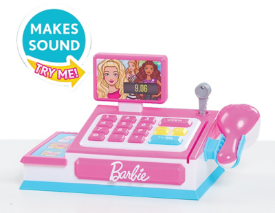 barbie shopping time cash register