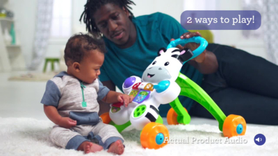 Fisher Price Learning Baby Walker Fisher-Price Learn With Me Zebra