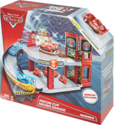 Disney Pixar Cars Piston Cup Racing Garage Kids at ASDA