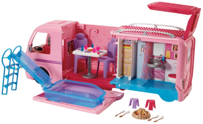 barbie dream camper van asda cheap online