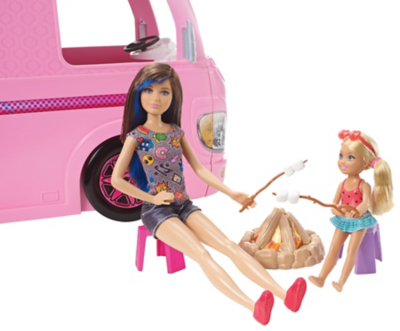 barbie camper van asda