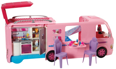 barbie camper van asda