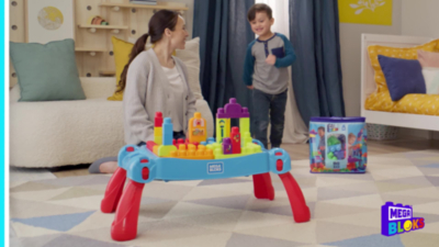 Mega Bloks Build 'n Learn Table Toys Character George at ASDA