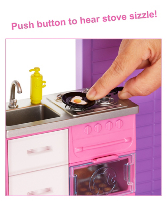 barbie kitchen playset asda