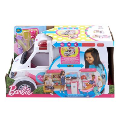 barbie care clinic vehicle asda