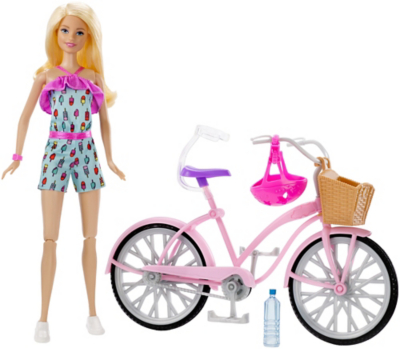 barbie doll with cycle