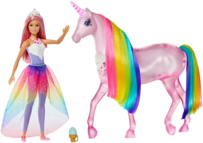 barbie dreamtopia unicorn and doll