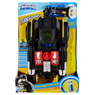 imaginext batman remote control car