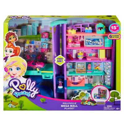 polly pocket mega mall asda