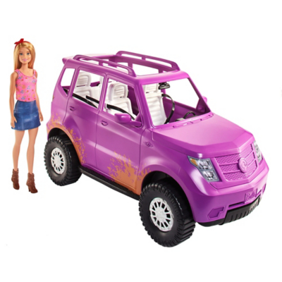 barbie car asda