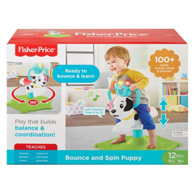 fisher price bounce and spin unicorn