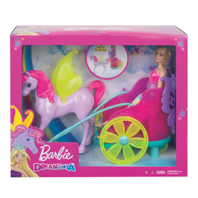barbie dreamtopia carriage playset