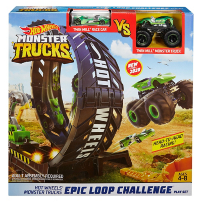 monster truck race track toy