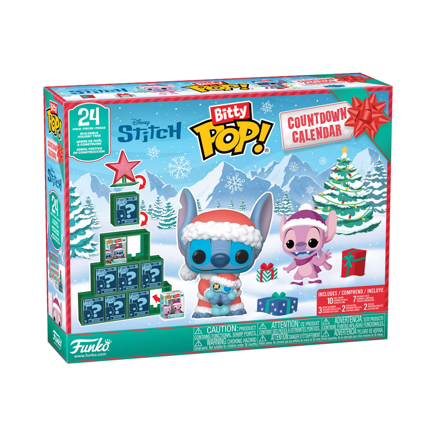 George Multi Bitty Pop Cc: Stitch Holiday Advent Calendar