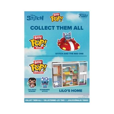 Calendrier De L'Avent Funko Bitty Pop! Stitch – 24 Mini Figurines Surprises Lilo & Stitch, Dès 3 Ans