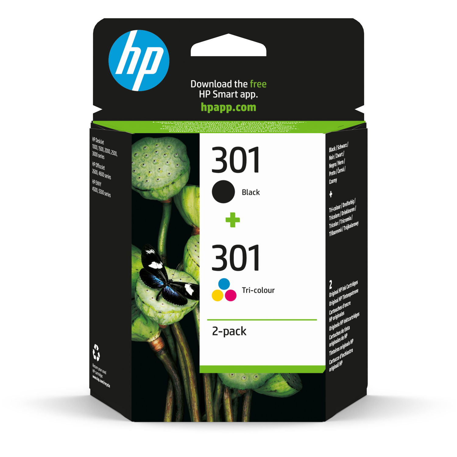 George Multi Hp 301 Black & Colour Ink Cartridge