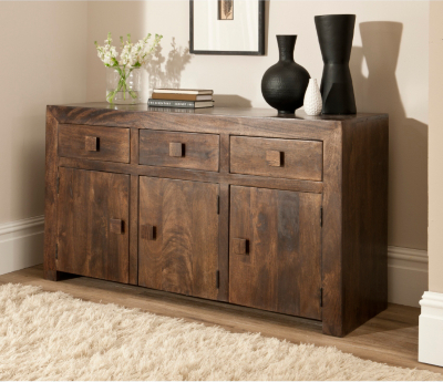 Goa 3 Drawer 3 Door Sideboard Sideboards & at ASDA