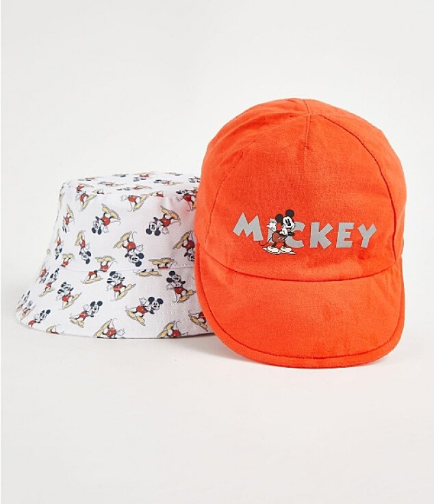 Disney Mickey Mouse Bucket Hat and Cap Set