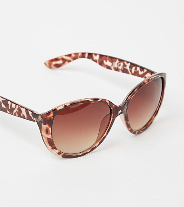 Brown Tortoise Shell Chunky Sunglasses