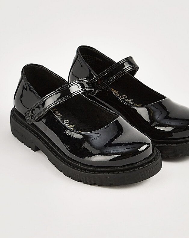 Black Patent Mary Jane Shoe.