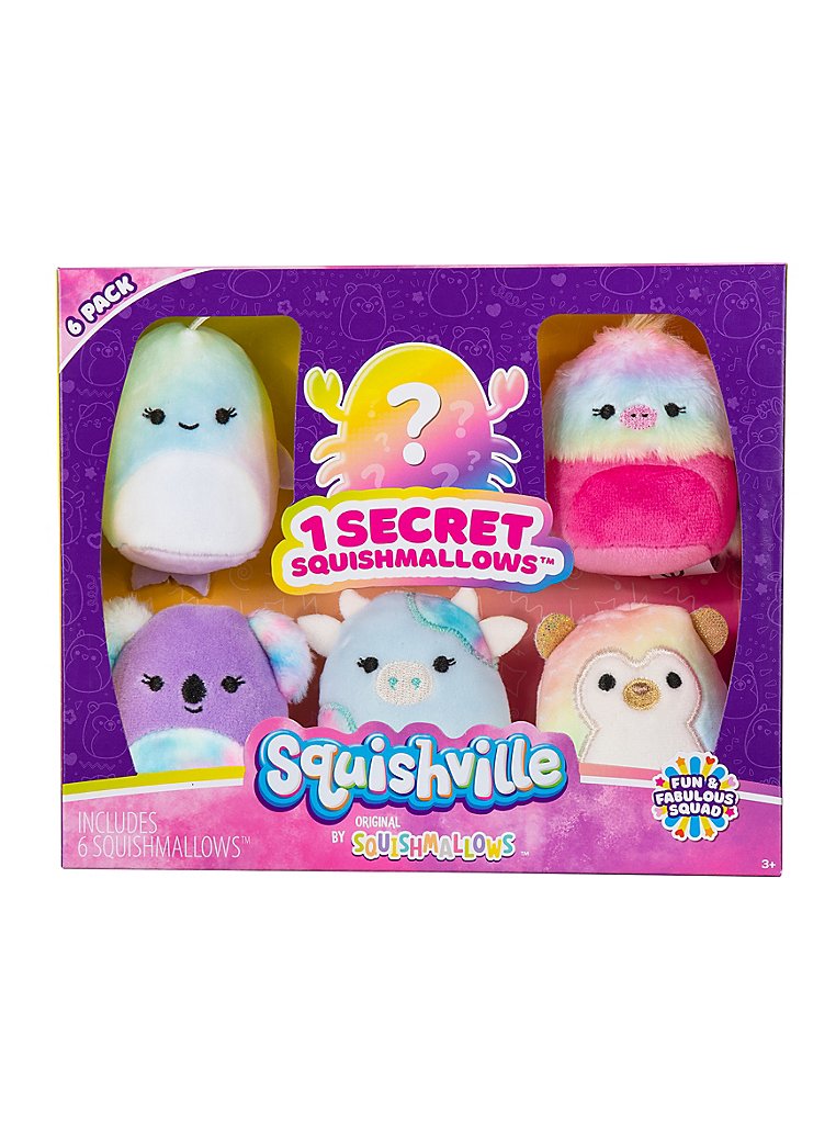 Squishville by Original Squishmallows Fun & Fabulous Squad Plush Toy ...