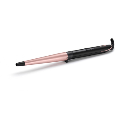 BABYLISS Rose Quartz C454U Conical Wand - Black & Pink
