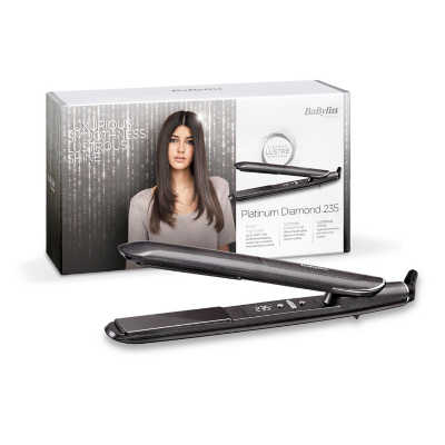George BaByliss Platinum Diamond 235 Straightener - Black