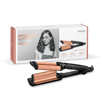 Babyliss Deep Waves BAB2447CU Curling Wand - Black