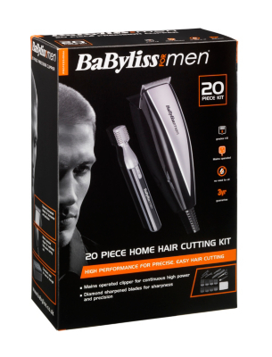 BaByliss for Men 20 Piece Home Hair Clipper Set Men at ASDA