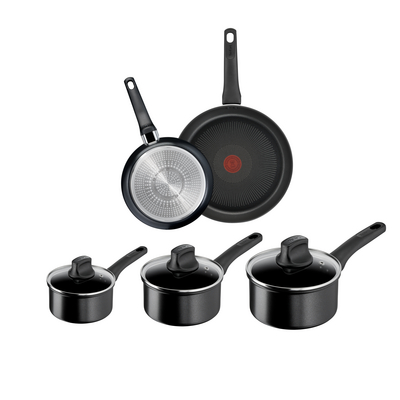 George Tefal Titanium Excellence 5 Piece Pots and Pans Set