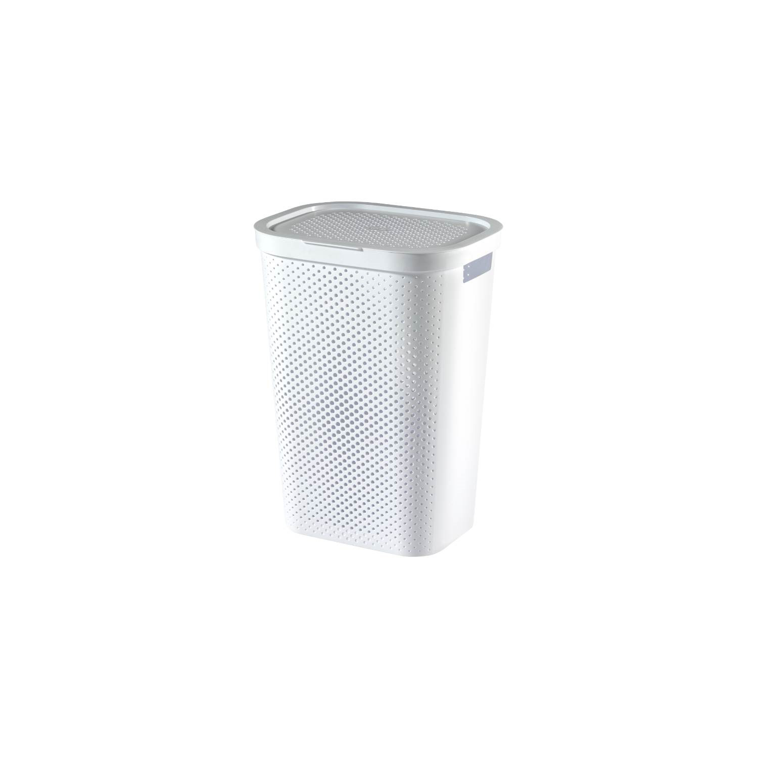 Curver White Infinity Laundry Hamper